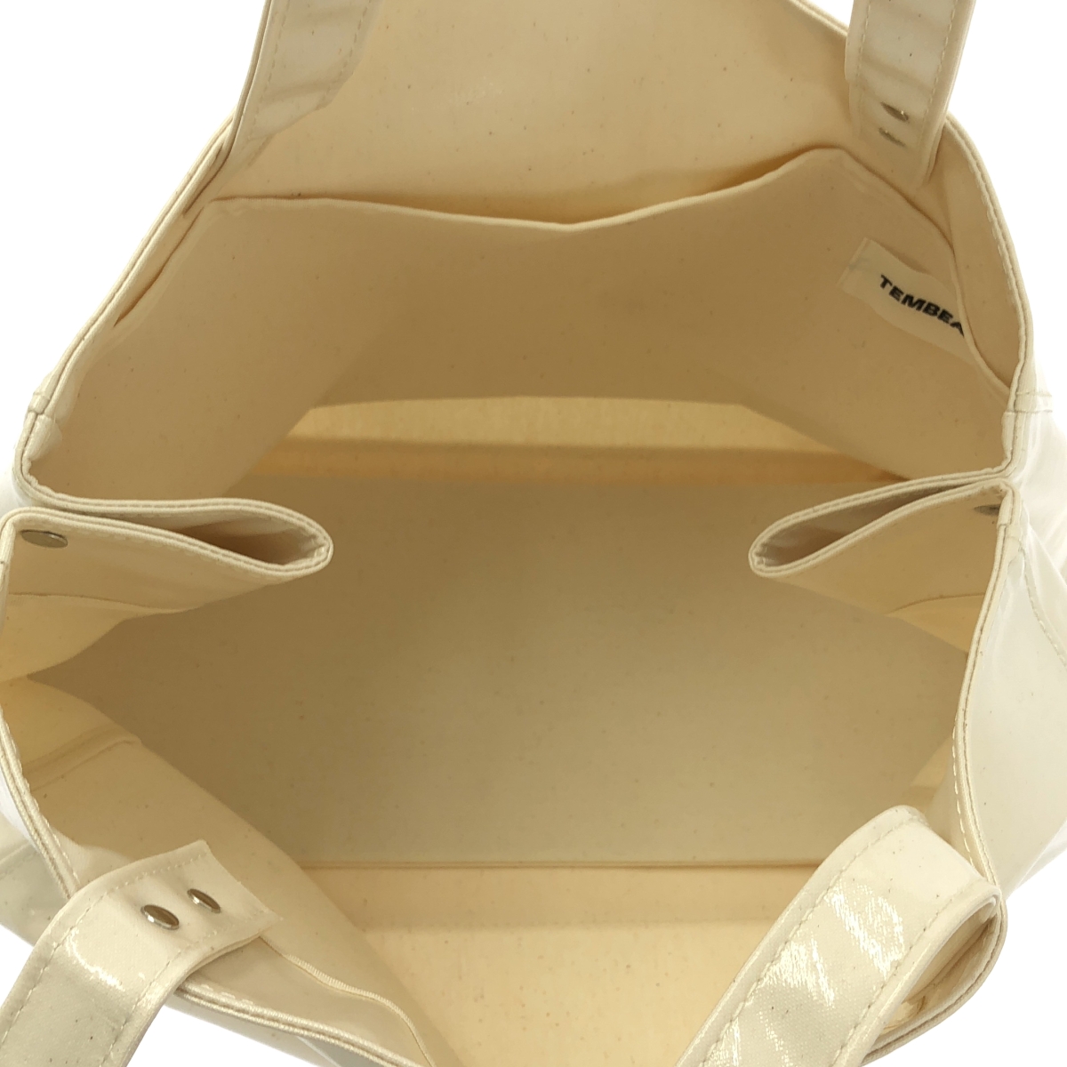 TEMBEA / テンベア PVC CARRY TOTE ワイド ロゴ トートバッグ