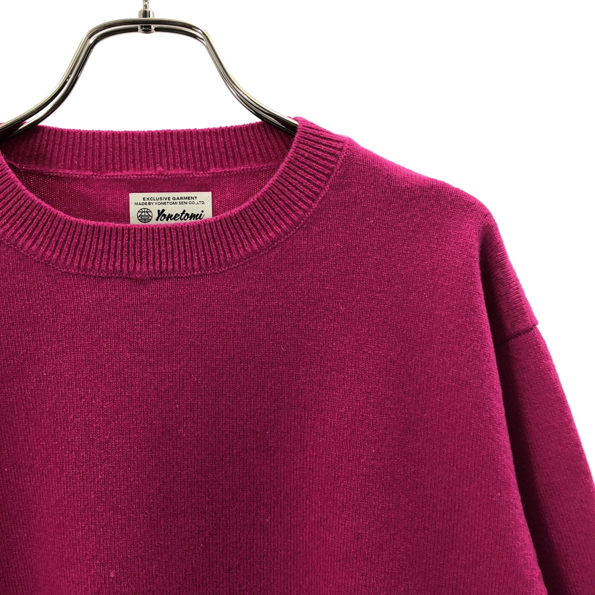 YONETOMI / ヨネトミ CASHMERE KNIT SWEATER カシミヤ ニット