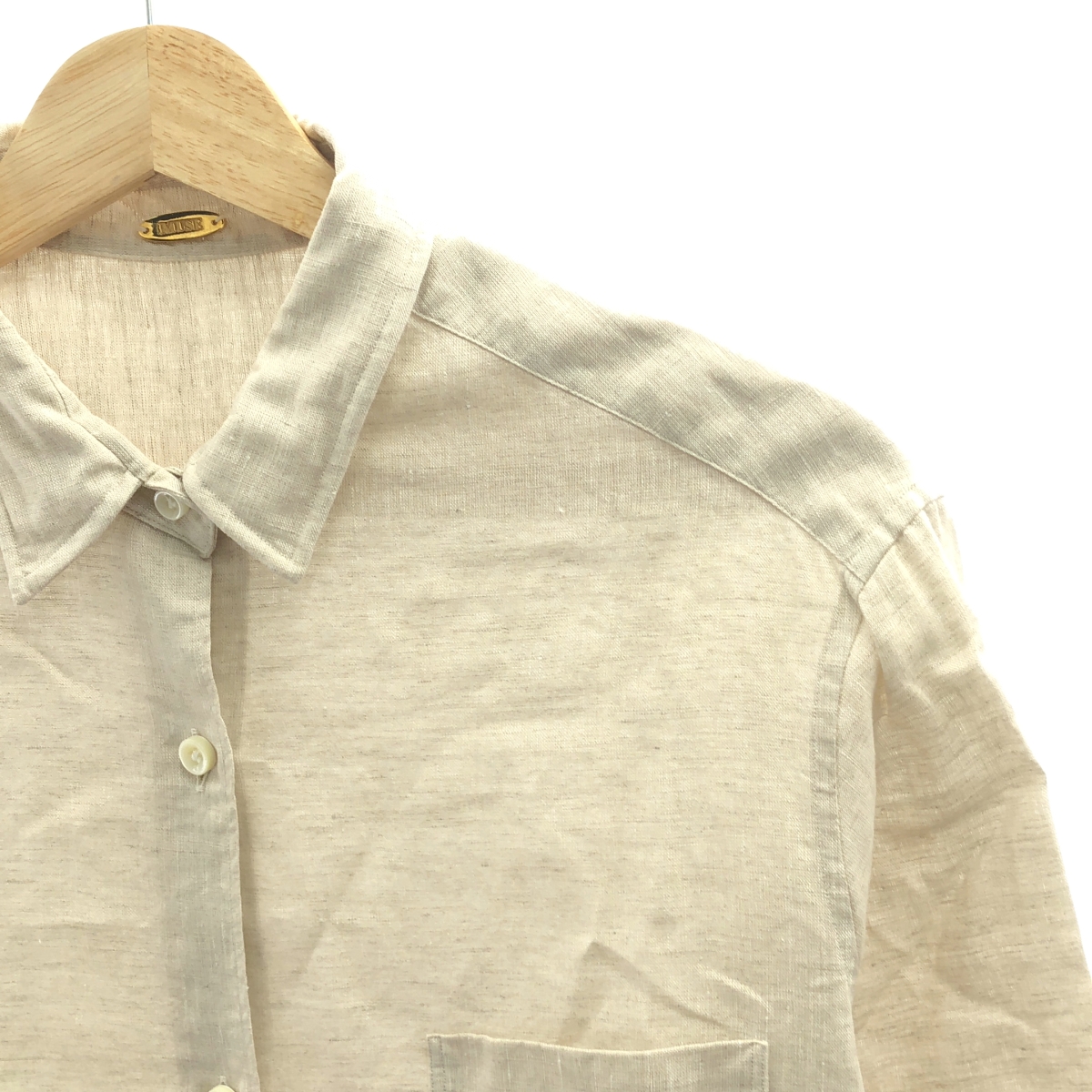 Deuxieme Classe / ドゥーズィエムクラス LINEN / ワイヤーウォッシュ シャツ ブラウス