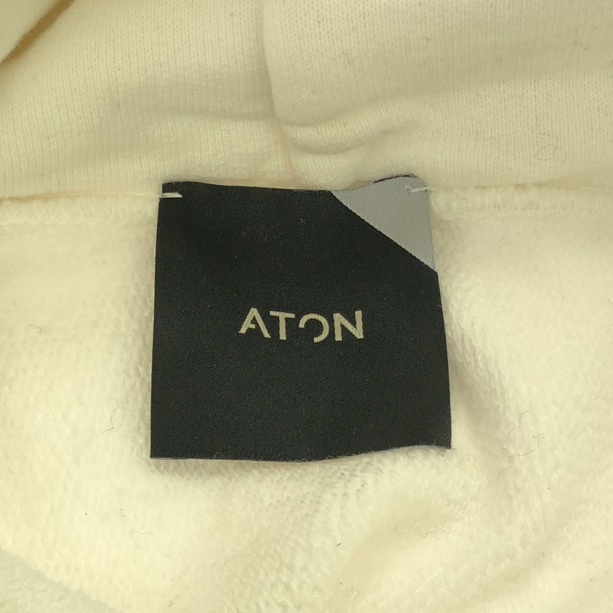 ATON / エイトン GARMENT DYE URAKE HOODIE ガーメントダイ 裏毛 スウェットパーカー