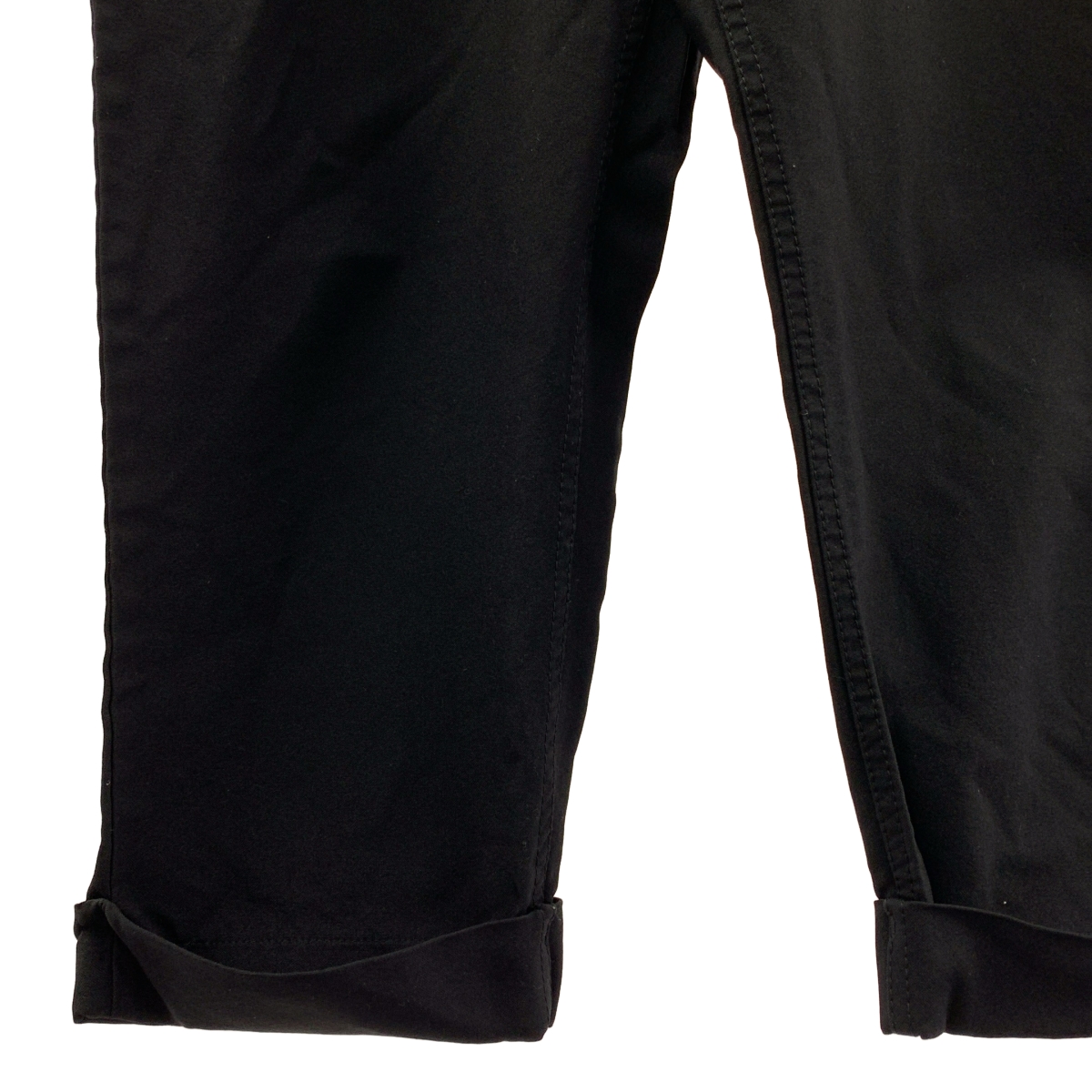 BLACK COMME des GARCONS / ブラックコムデギャルソン ポリエステル縮絨 クロップドパンツ