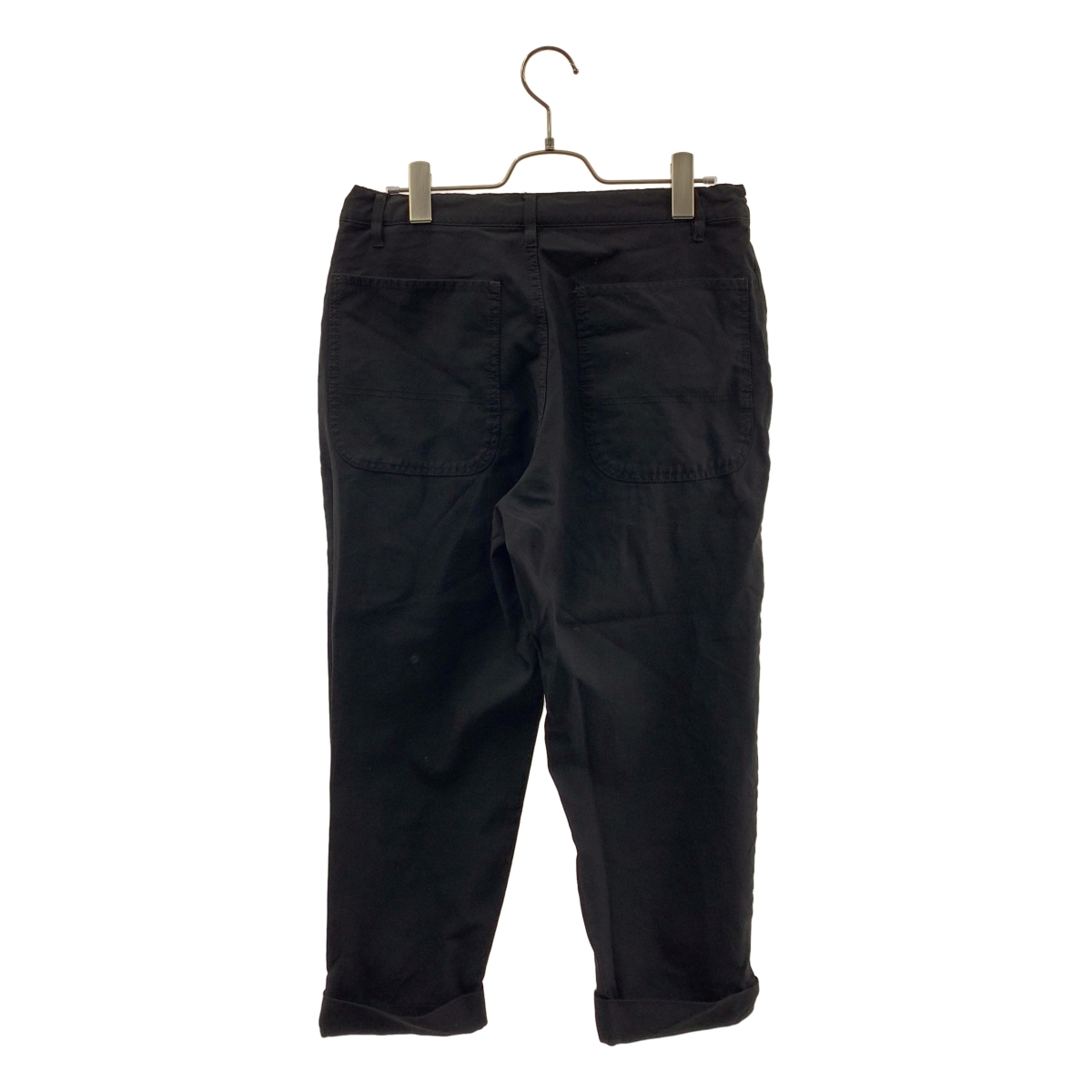 BLACK COMME des GARCONS / ブラックコムデギャルソン ポリエステル縮絨 クロップドパンツ