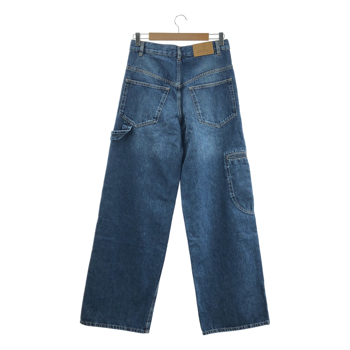 ISABEL MARANT ETOILE / イザベルマランエトワール SOLENE ウォッシュ加工 ワイド デニムパンツ