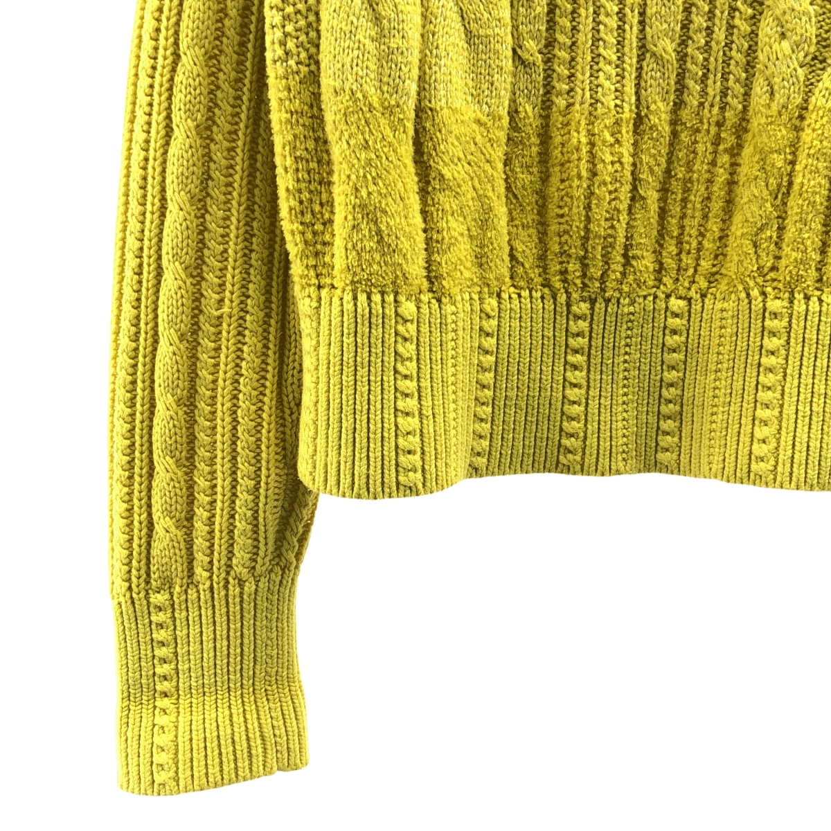 Coohem / コーヘン コットン 模様編み ケーブル ニット セーター