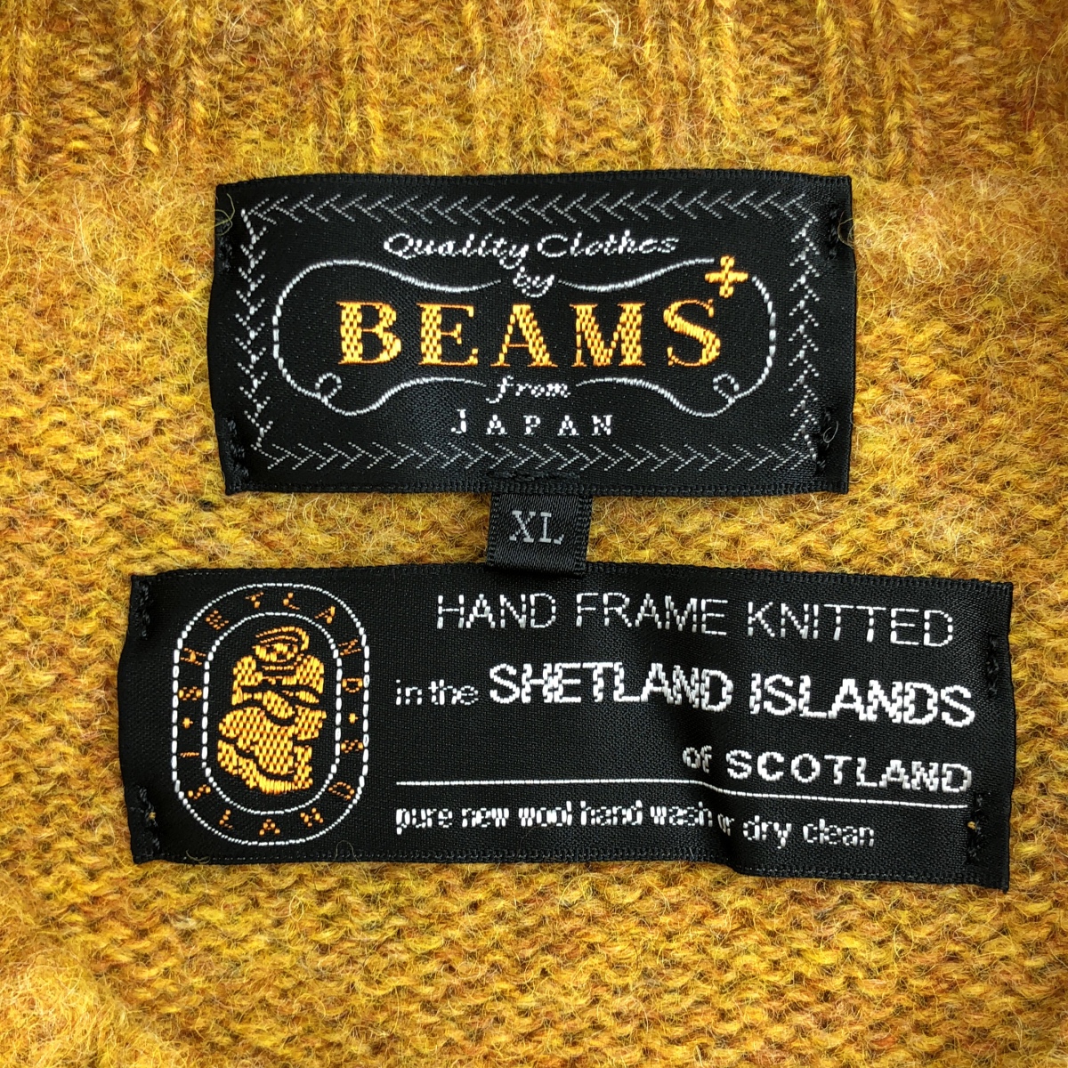BEAMS PLUS / ビームスプラス SHETLAND ISLAND クルーネック ウールニット