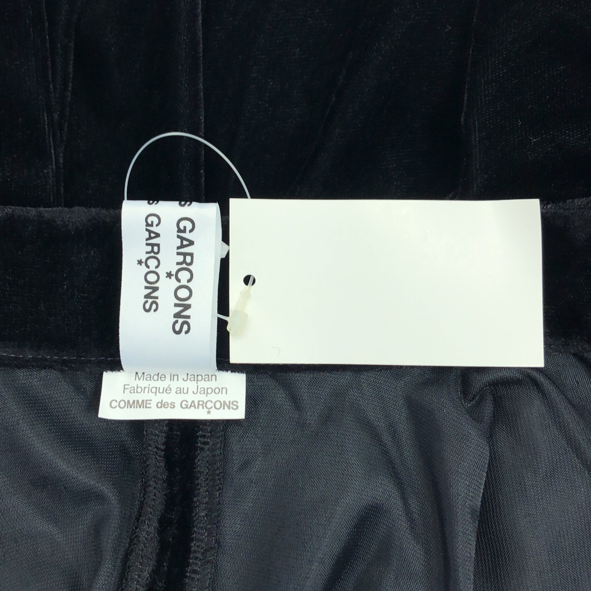 COMME des GARCONS COMME des GARCONS / コムコム ポリエステル ベロア スリット ジャケット