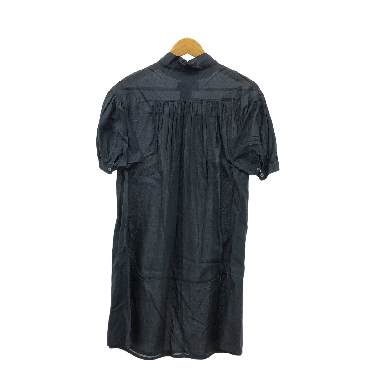 tricot COMME des GARCONS / トリココムデギャルソン コットン ギャザー シャツワンピース