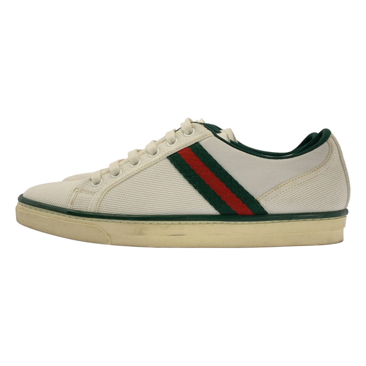 GUCCI / グッチ 141984 キャンバス×レザー シェリーライン スニーカー