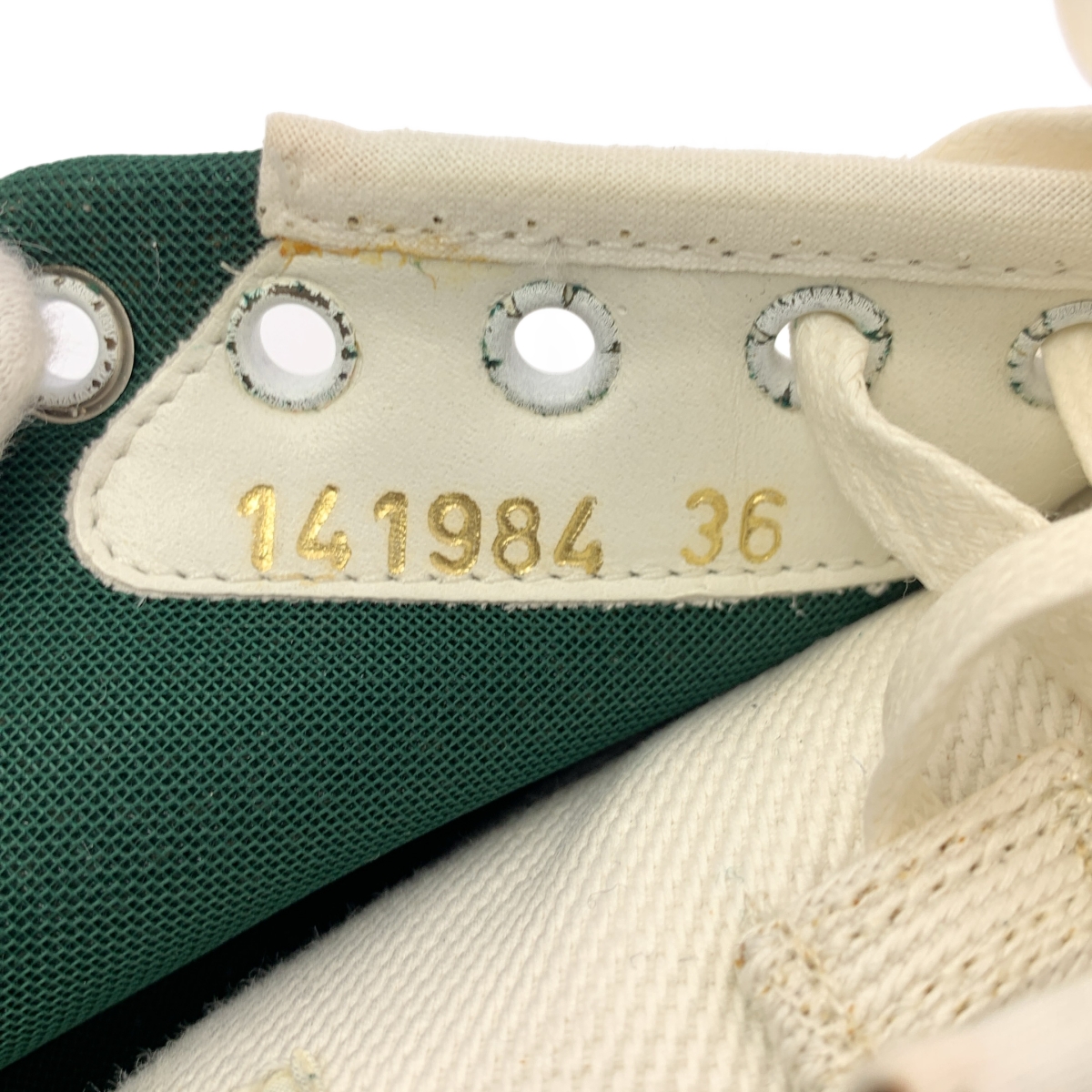 GUCCI / グッチ 141984 キャンバス×レザー シェリーライン スニーカー