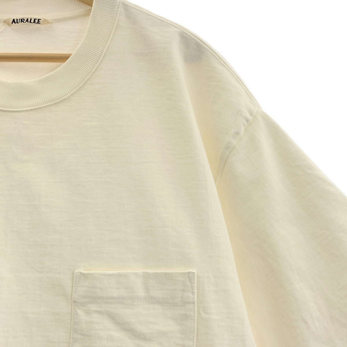 AURALEE / オーラリー STAND-UP TEE オーバーサイズ スタンドアップTシャツ