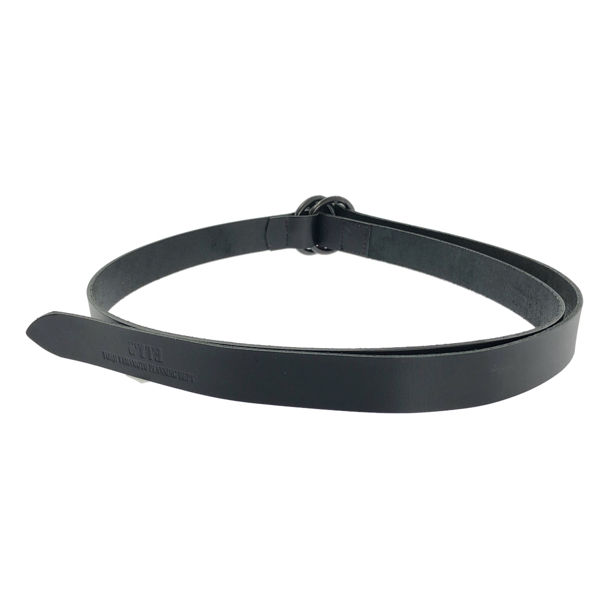 S'YTE YOHJI YAMAMOTO / サイトヨウジヤマモト レザー ロング リングベルト