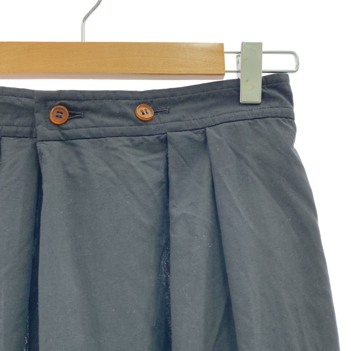 COMME des GARCONS COMME des GARCONS / コムコム 特殊加工 2タック バックギャザー ワイドパンツ