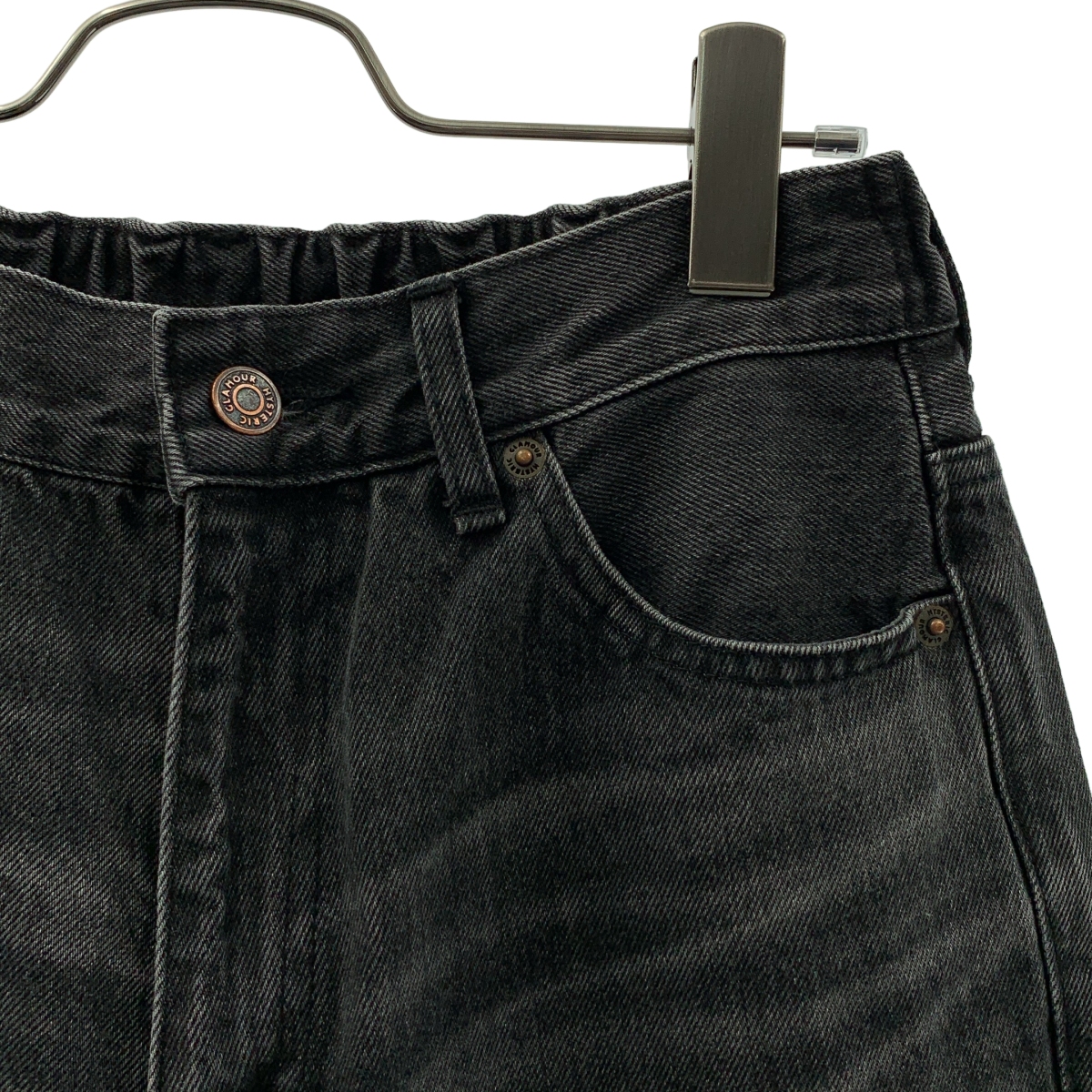 HYSTERIC GLAMOUR / ヒステリックグラマー ブラックデニム ワイド イージーパンツ