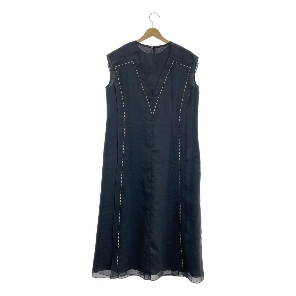 ADORE / アドーア ステッチ エンブロイダリー ノースリーブ ワンピース