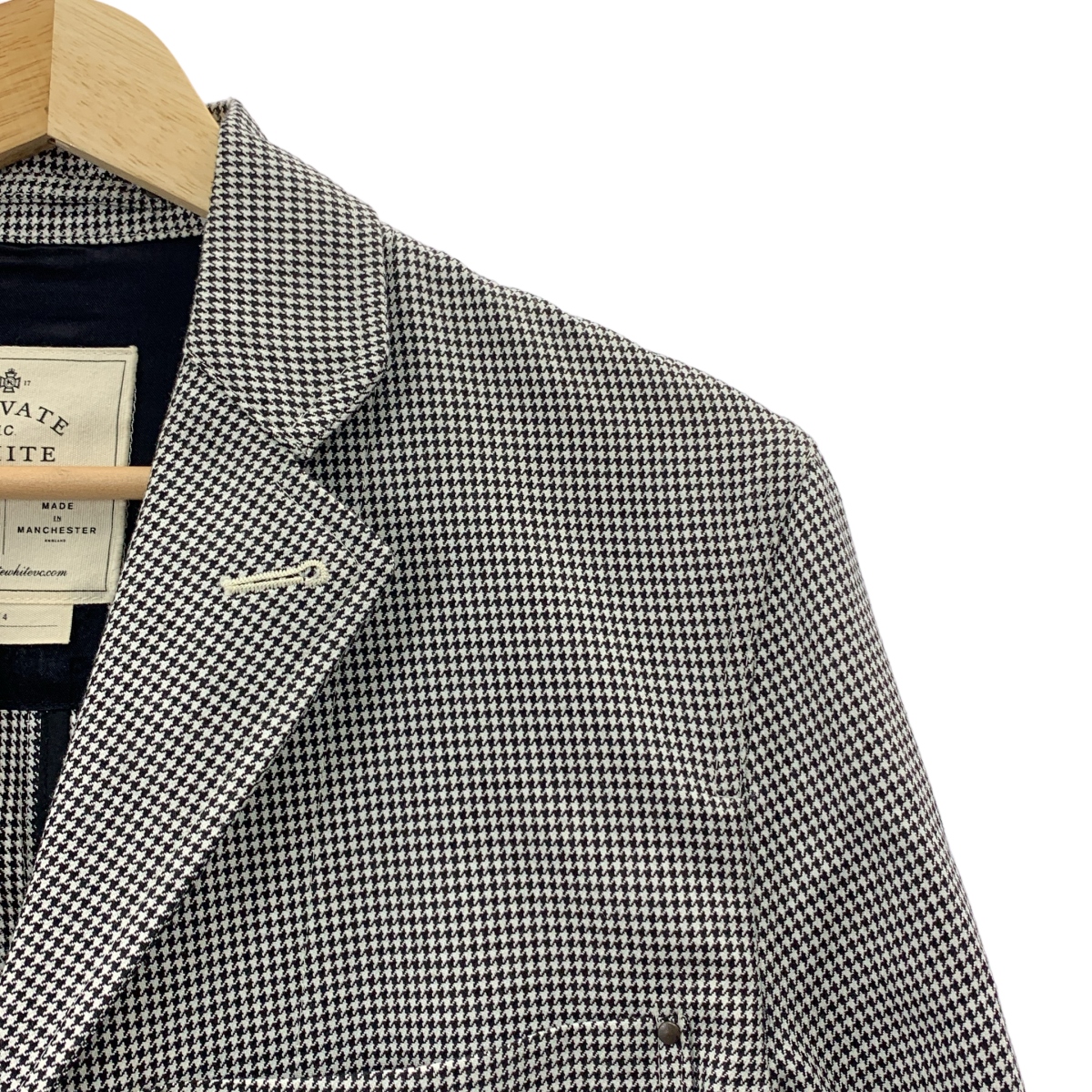 その他 千鳥格子 総柄 ショップコート