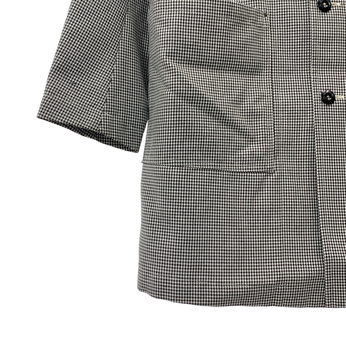 その他 千鳥格子 総柄 ショップコート