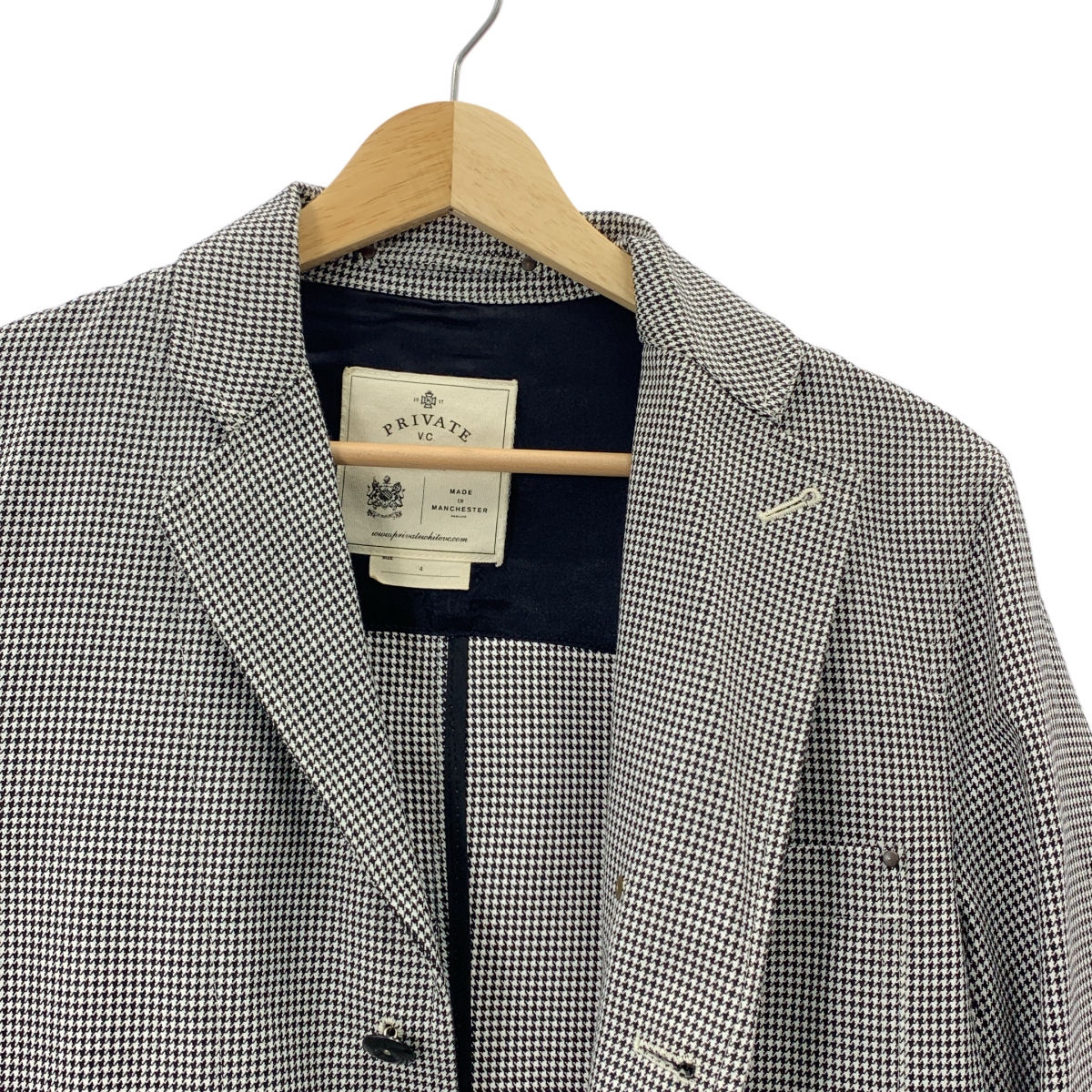 その他 千鳥格子 総柄 ショップコート