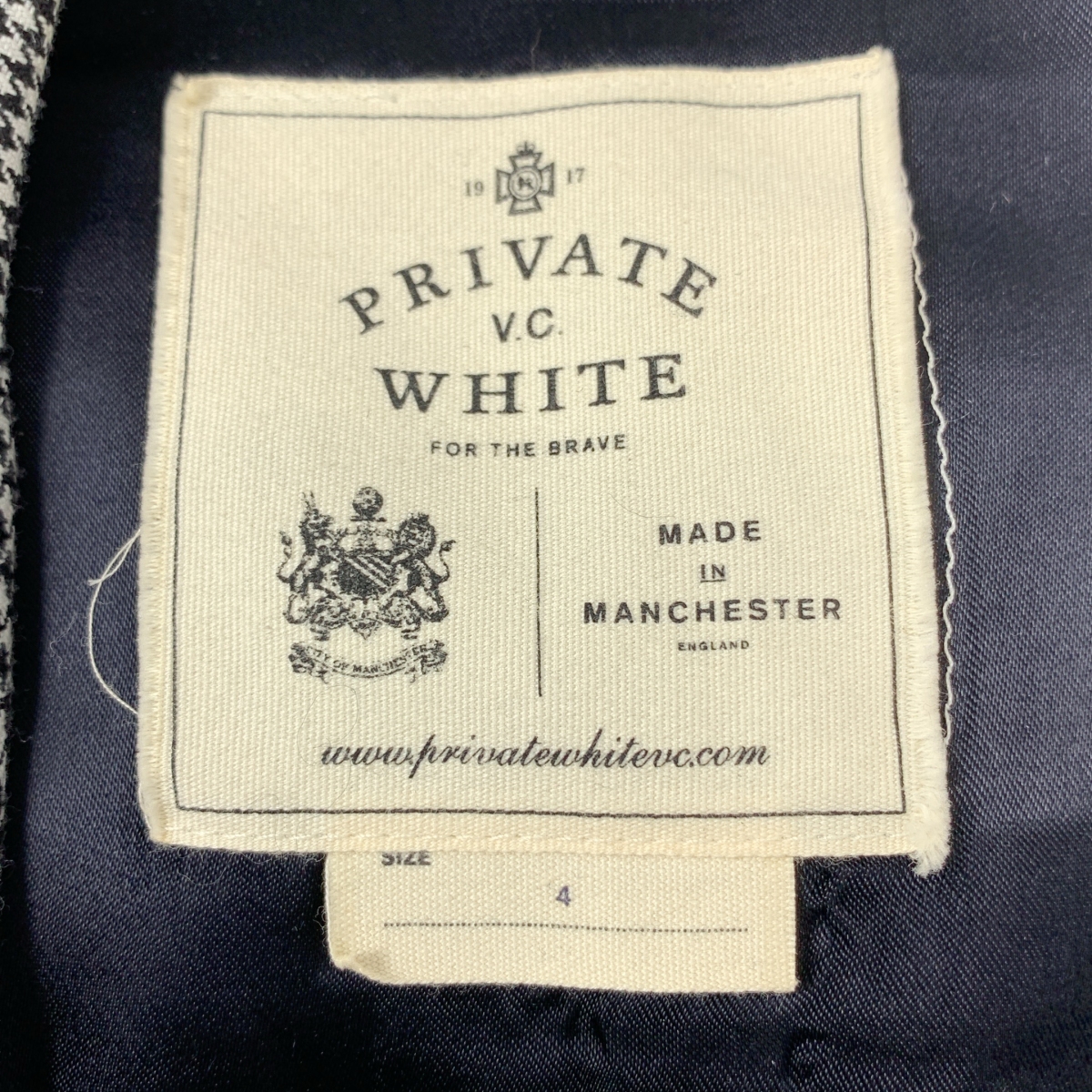 その他 千鳥格子 総柄 ショップコート