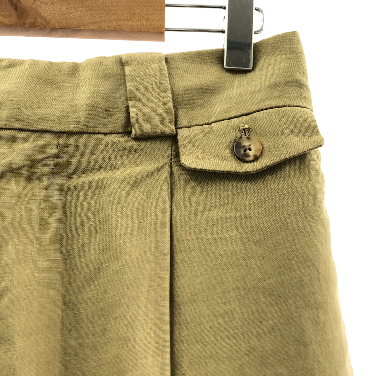 CARUSO / カルーゾ リネン タック スラックス パンツ