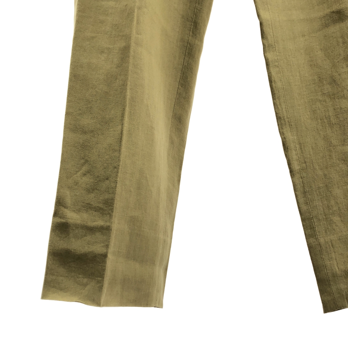 CARUSO / カルーゾ リネン タック スラックス パンツ