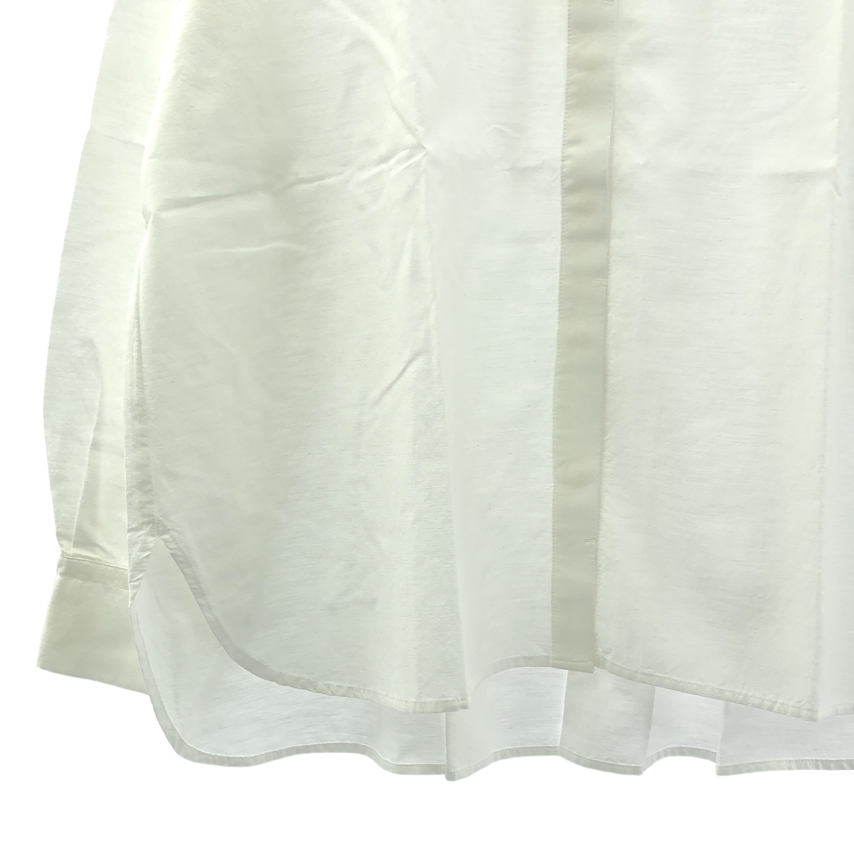 その他 Cu/スーピマスラブ Cナチュラルワッシャー チビフリルシャツBL