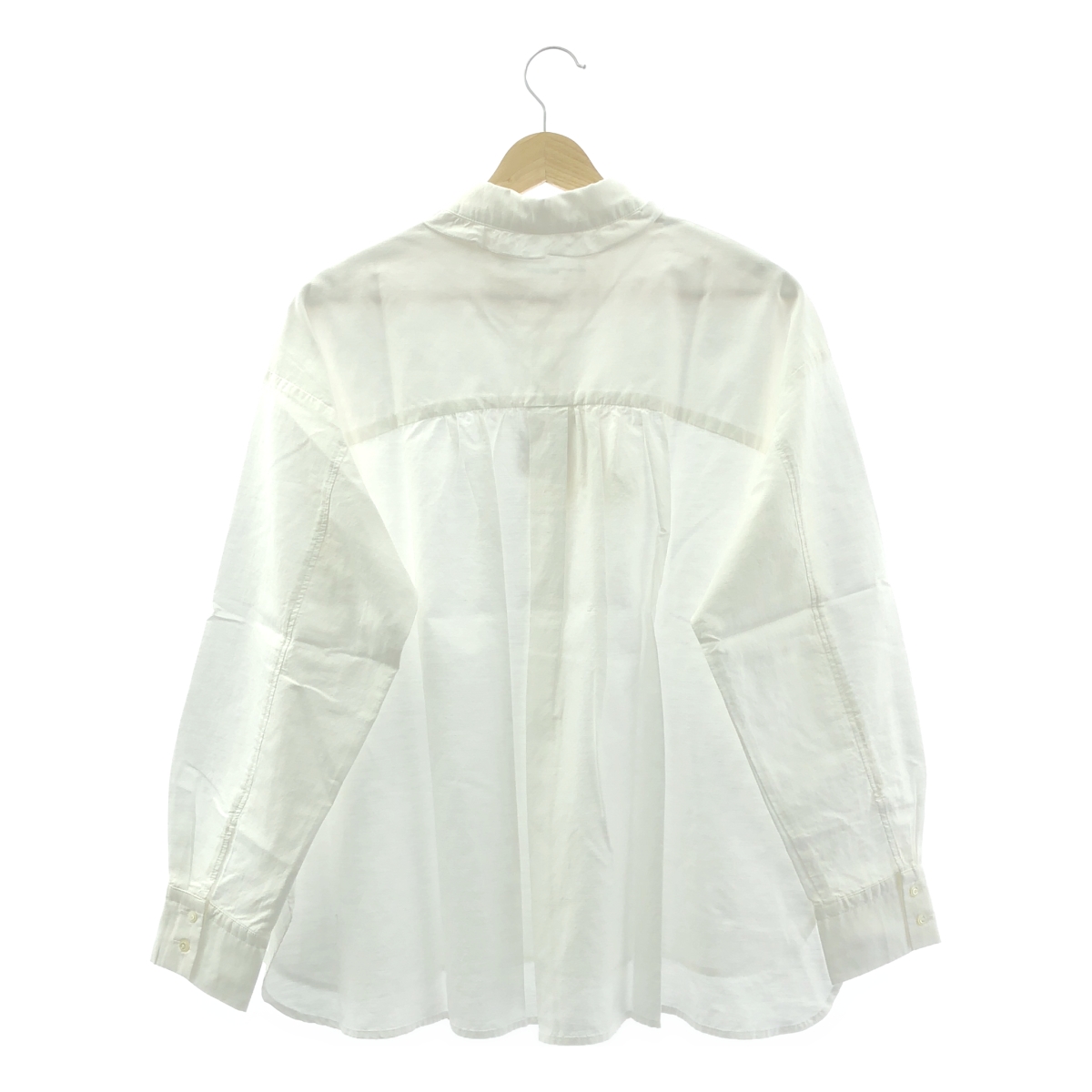 その他 Cu/スーピマスラブ Cナチュラルワッシャー チビフリルシャツBL