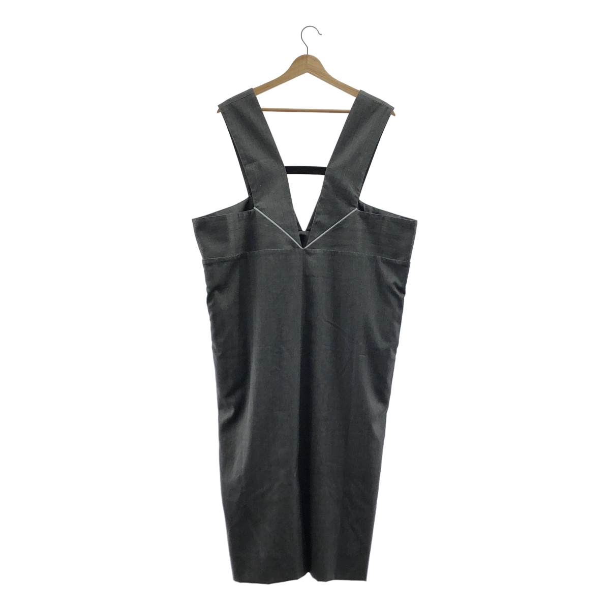 sneeuw / スニュウ フレームジャンパースカート ワンピース