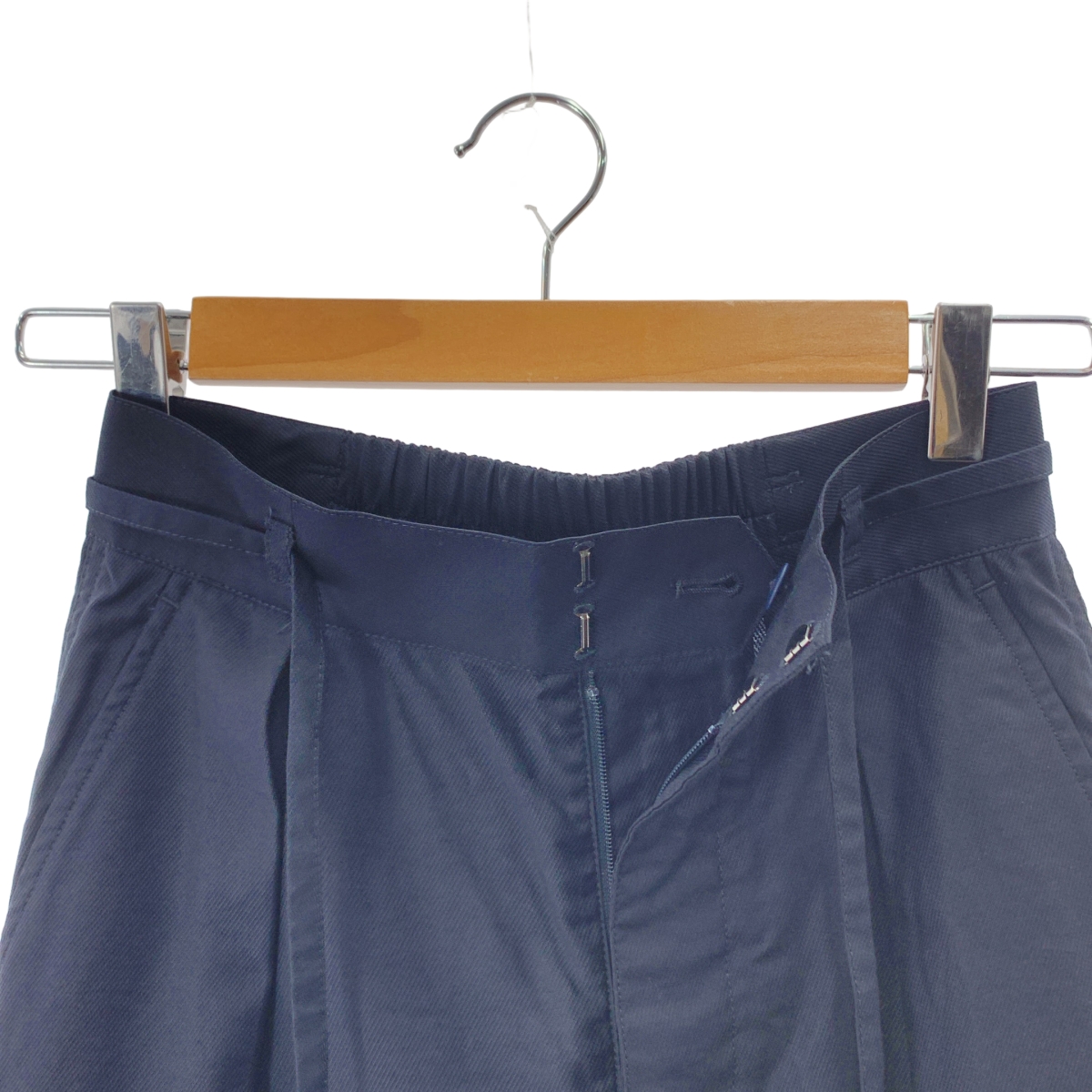 BEAUTY&YOUTH / ビューティーアンドユース ツイル リボンベルト ワイドパンツ