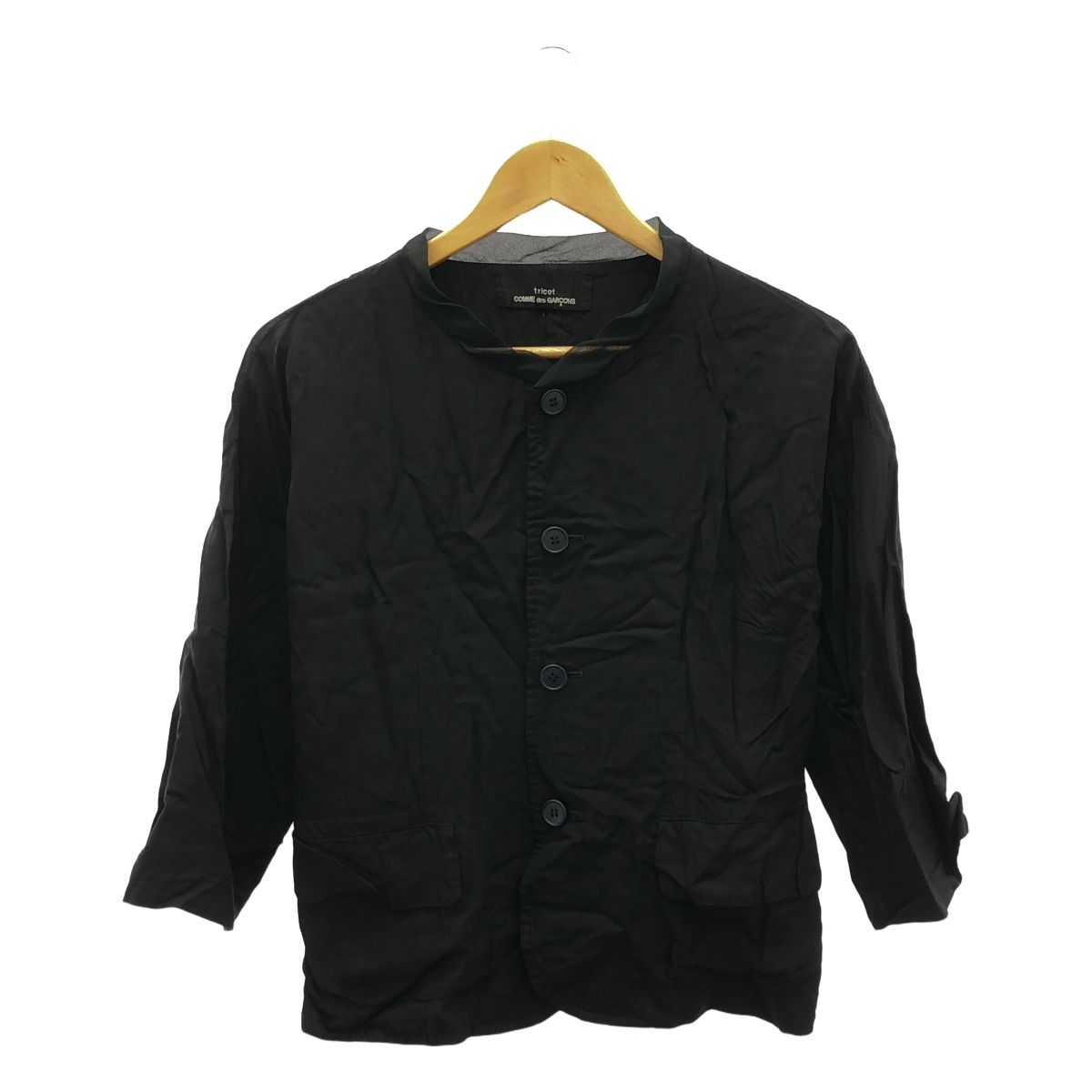 tricot COMME des GARCONS / トリココムデギャルソン キュプラ 染め加工 シアーカラー シングル ジャケット