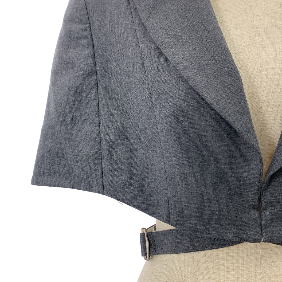 その他 WOOL TAILORED CAPE クロップドテーラードケープ