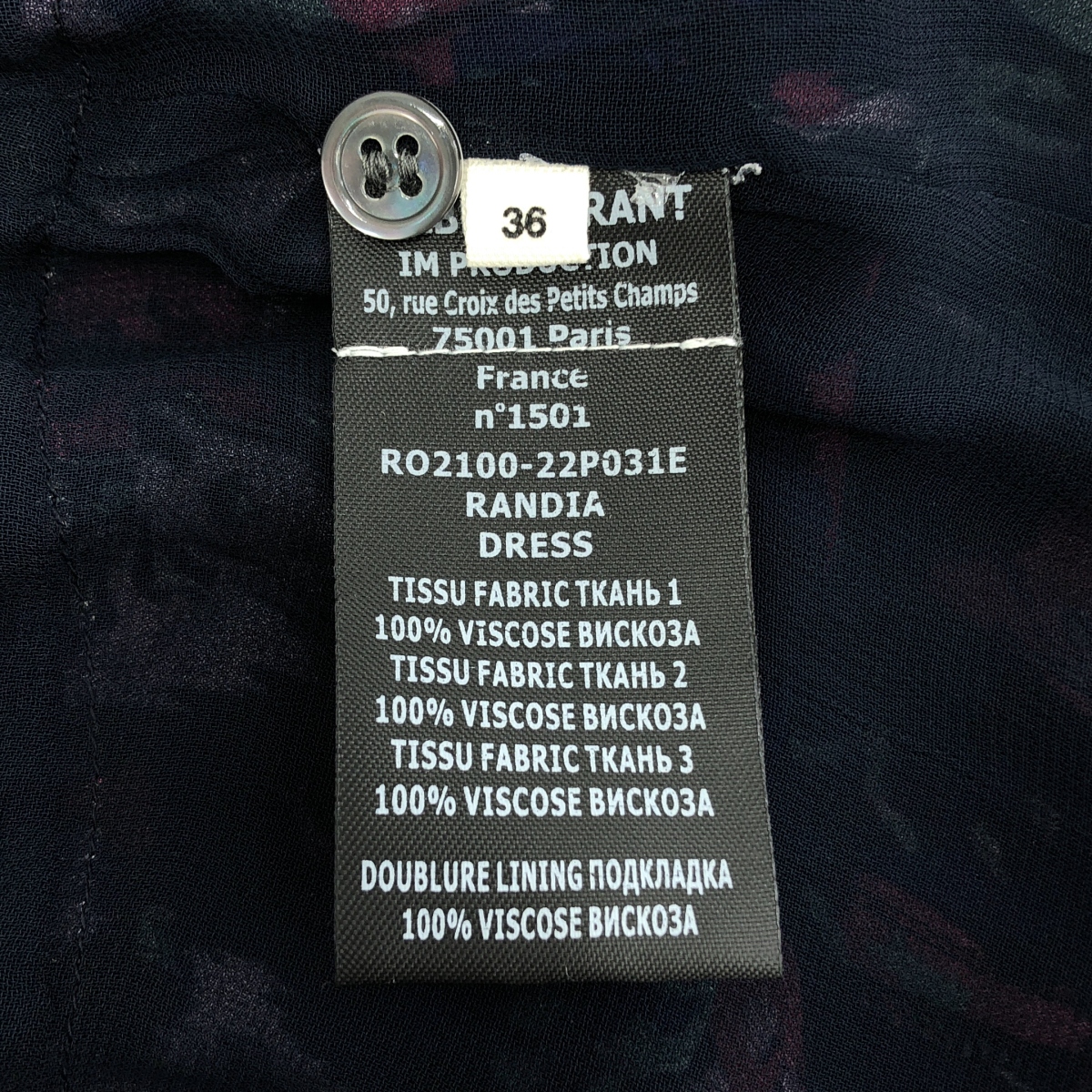 ISABEL MARANT ETOILE / イザベルマランエトワール RANDIA DRESS ランディアドレス フローラル ビスコース ロングワンピース