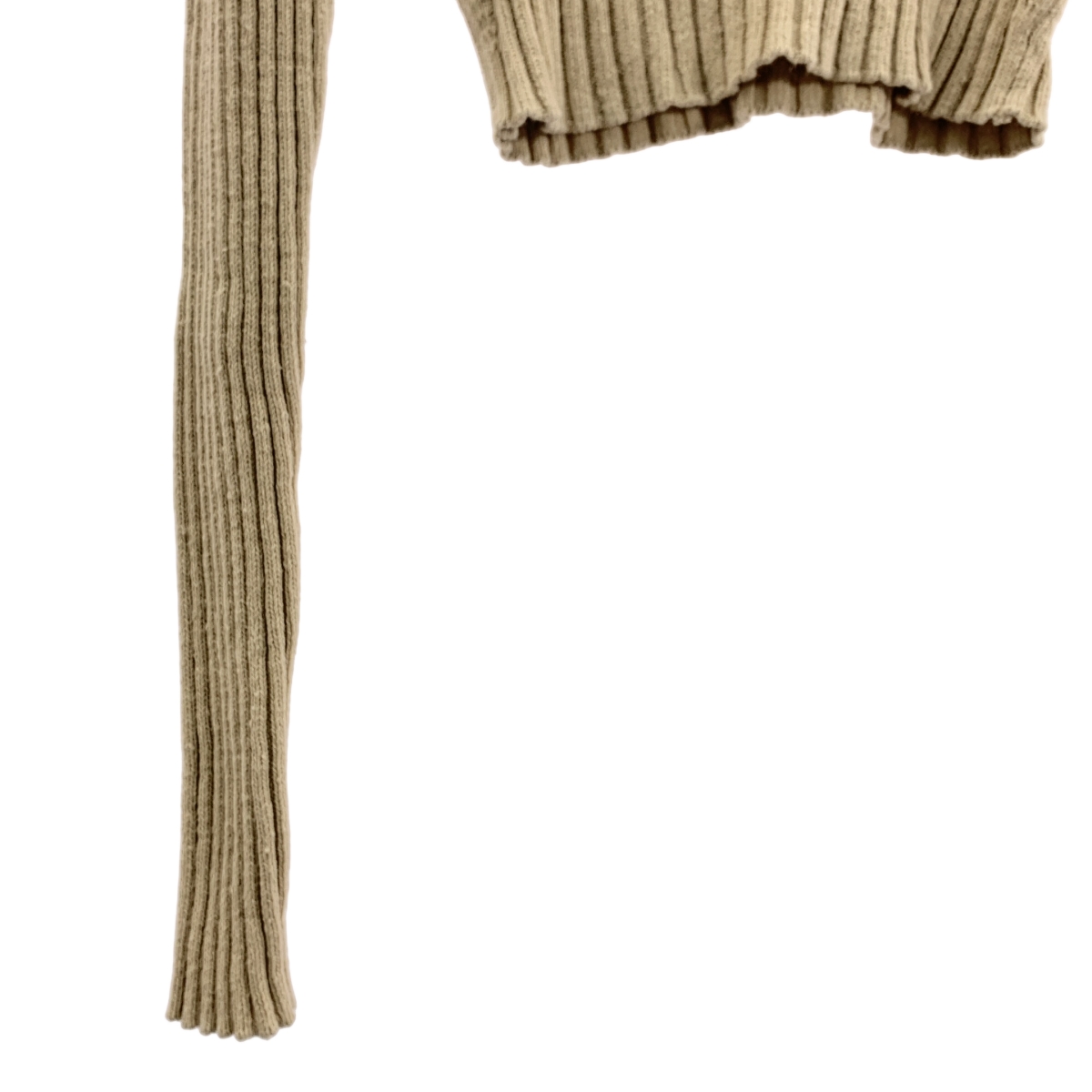 THE SHISHIKUI / シシクイ PULL OVER コットン リブ ニット プルオーバー