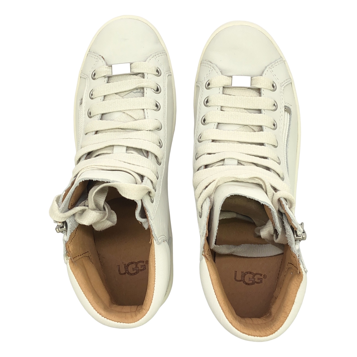 UGG / アグ Olive オリーブ レザー ハイカットスニーカー
