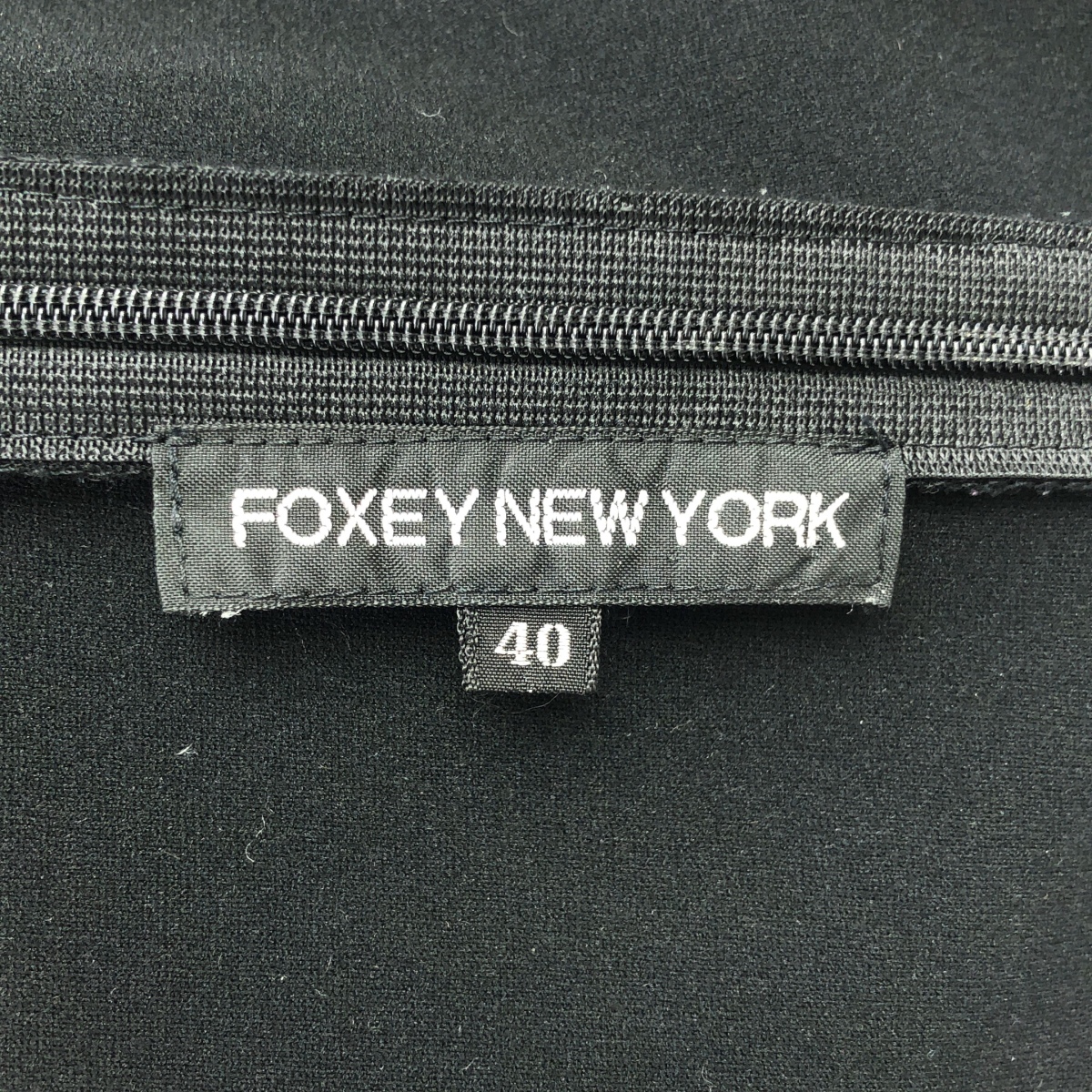 FOXEY NEW YORK / フォクシーニューヨーク スクエアネック ノースリーブワンピース