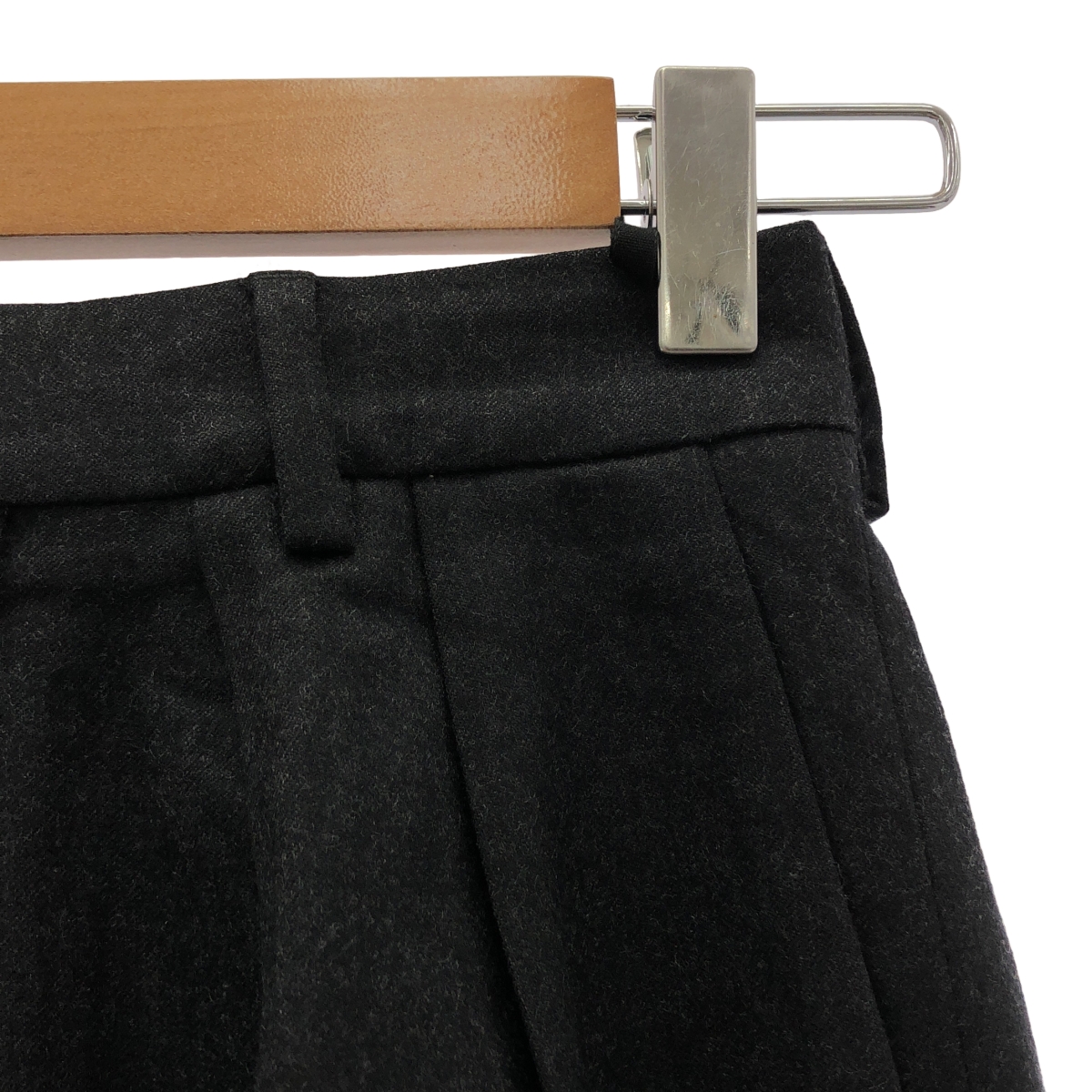 CELINE / セリーヌ ウール 2タック ロールアップ パンツ