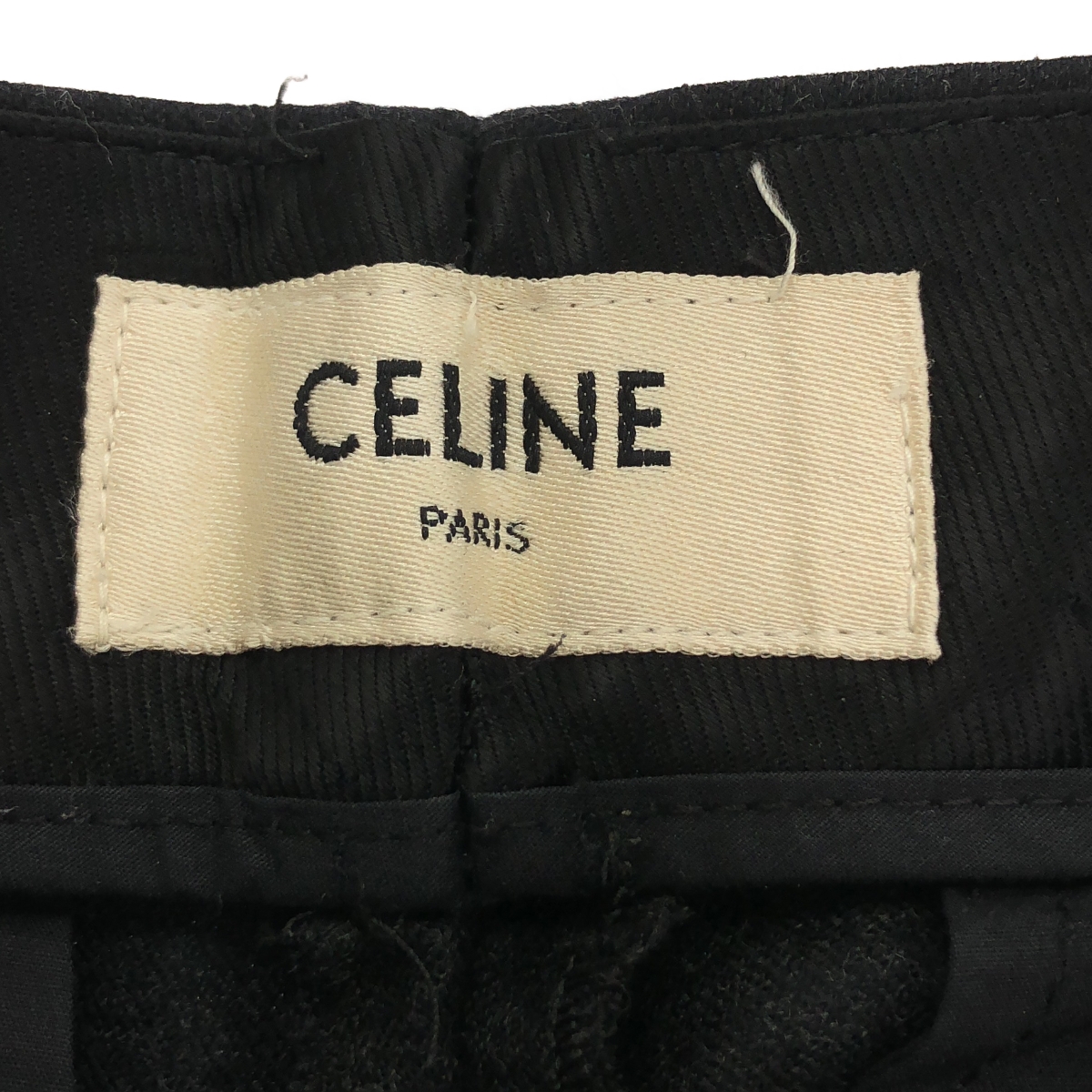 CELINE / セリーヌ ウール 2タック ロールアップ パンツ