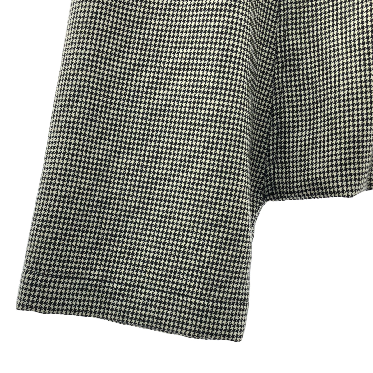 BLACK COMME des GARCONS / ブラックコムデギャルソン 千鳥柄 ウール サルエルショートパンツ