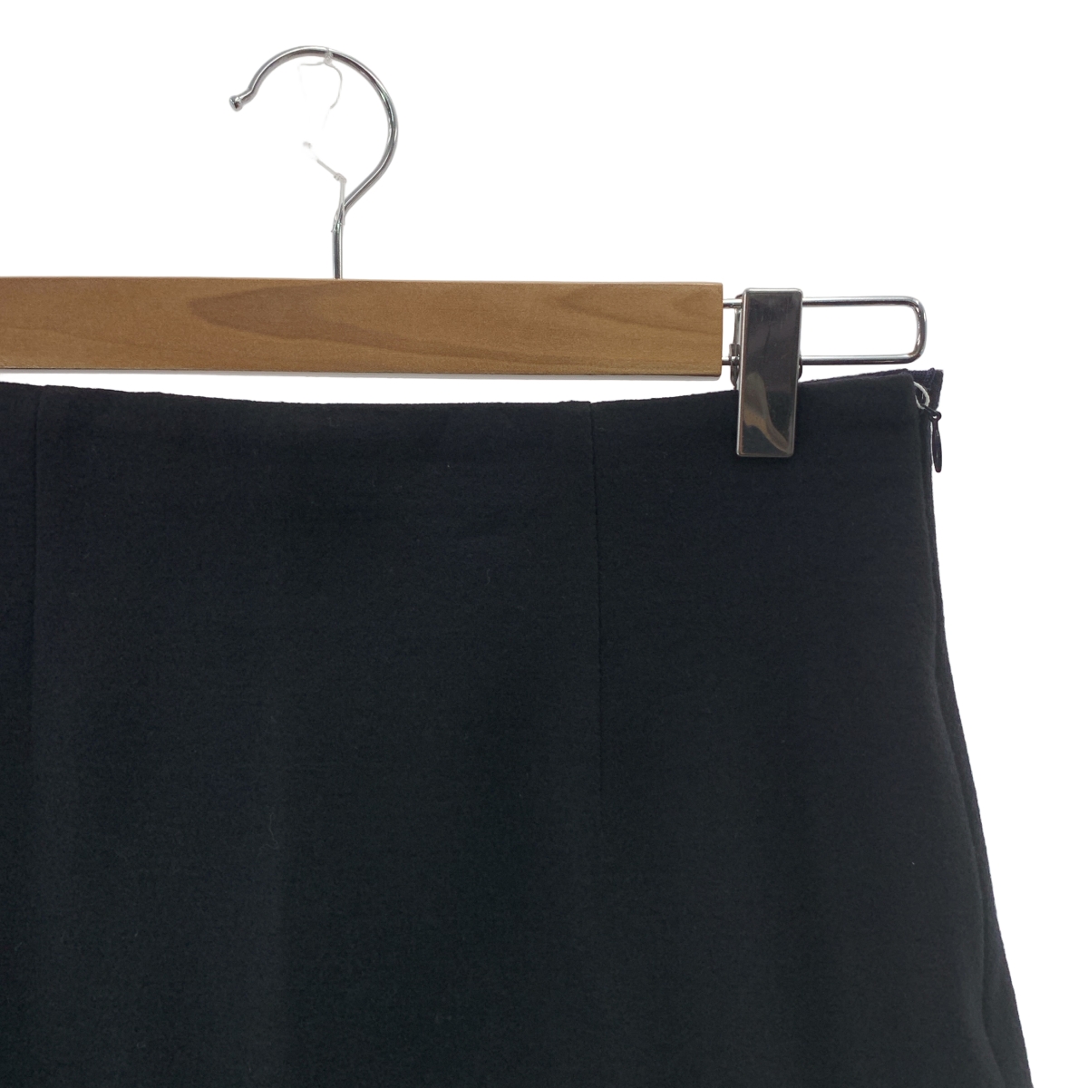 Tomorrowland BALLSEY / トゥモローランドボールジー ウール セットアップ / ノーカラー フロントフック ジャケット / タイトスカート