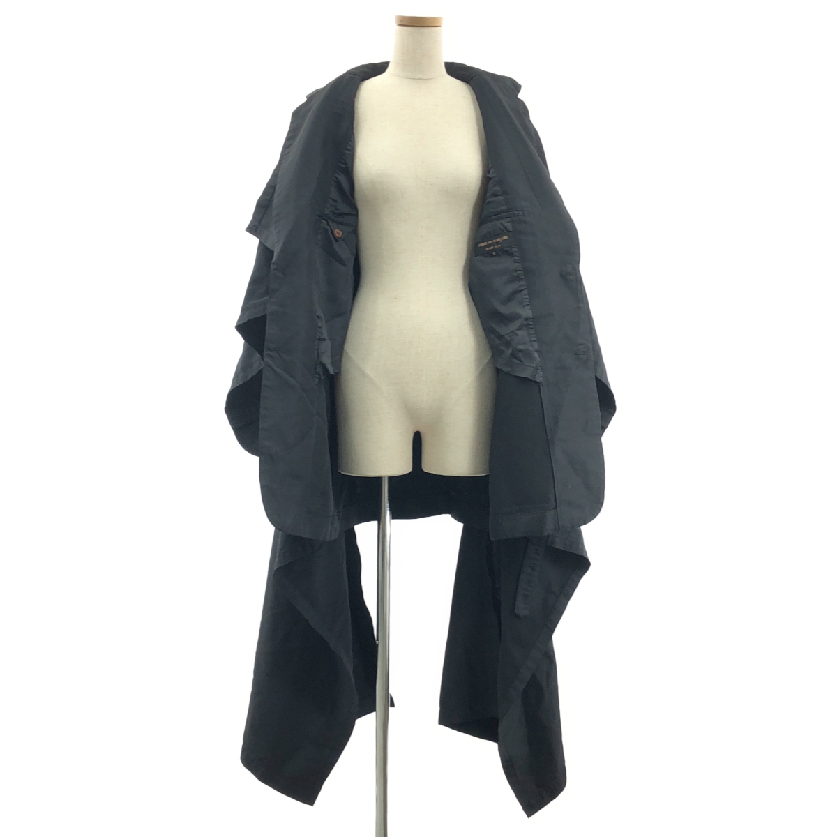 COMME des GARCONS HOMME PLUS / コムデギャルソンオムプリュス 色の抵抗期 / ポリエステル縮絨 後染 マント ジャケット