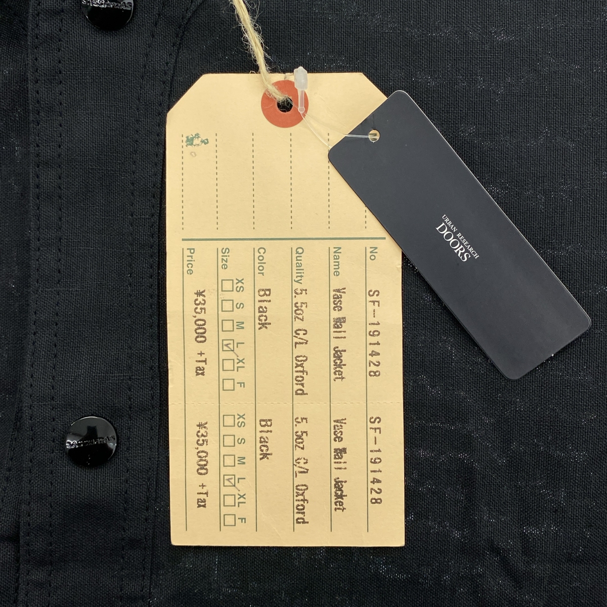 SASSAFRAS / ササフラス Vase Wall Jacket 5.5oz C/L Oxford コットン リネン オックスフォード ヴェースウォール ガーデナージャケット