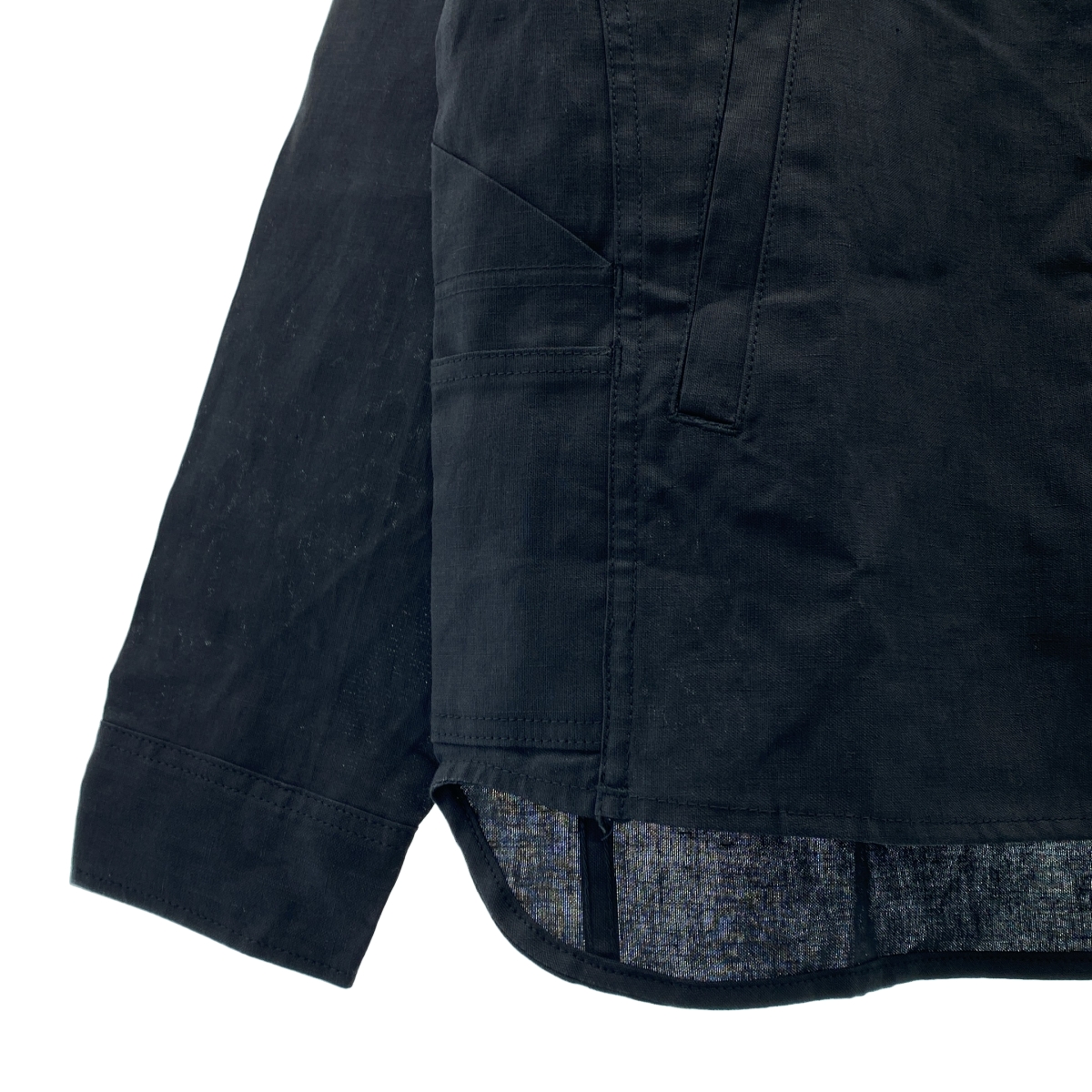 SASSAFRAS / ササフラス Vase Wall Jacket 5.5oz C/L Oxford コットン リネン オックスフォード ヴェースウォール ガーデナージャケット