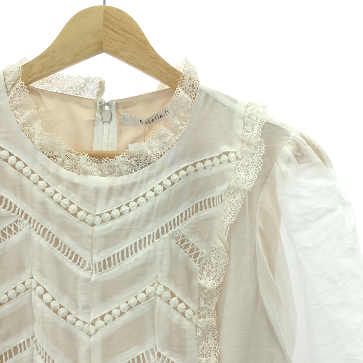 その他 Amalia Dress レース切替 センシティブ ミニドレス ワンピース