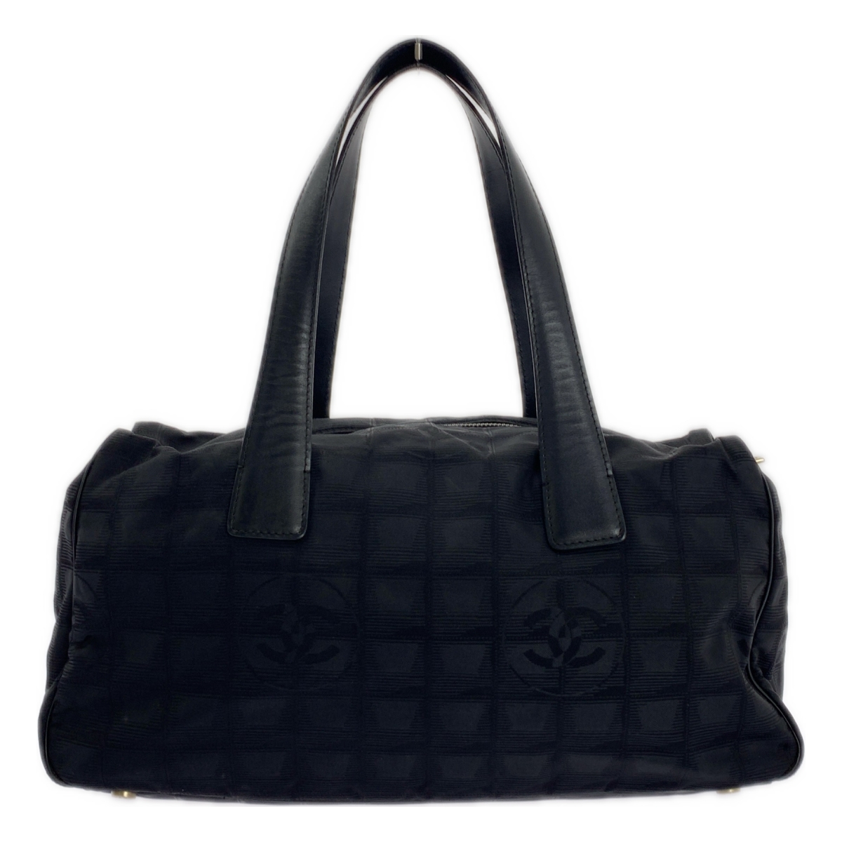 CHANEL / シャネル A15828 ニュートラベルライン ナイロンジャガード ミニボストンバッグ