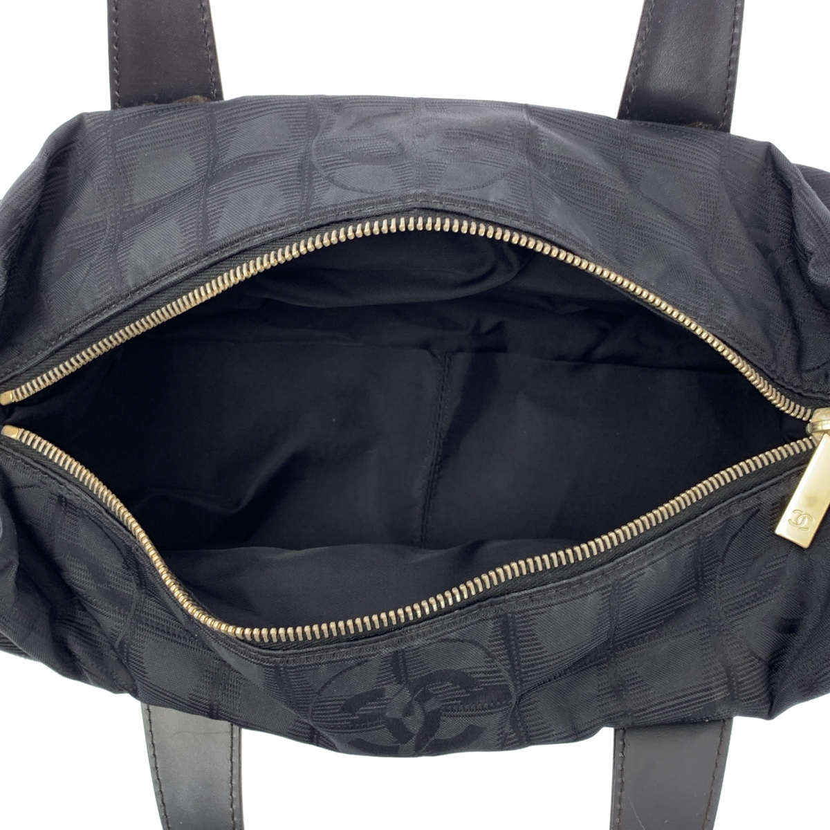 CHANEL / シャネル A15828 ニュートラベルライン ナイロンジャガード ミニボストンバッグ