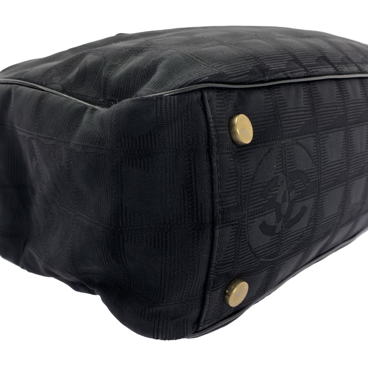 CHANEL / シャネル A15828 ニュートラベルライン ナイロンジャガード ミニボストンバッグ