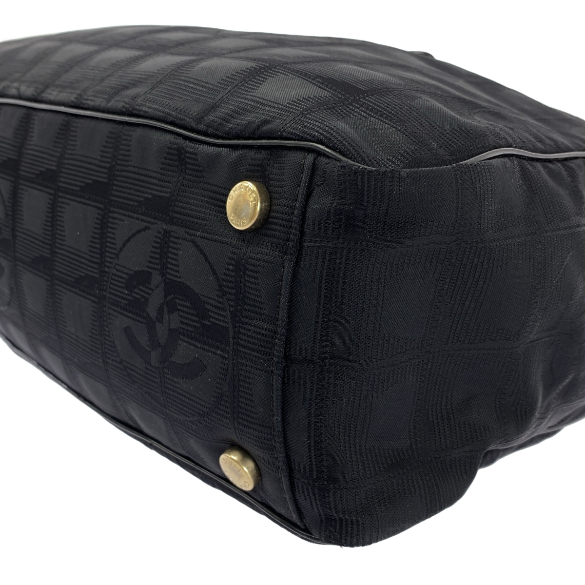 CHANEL / シャネル A15828 ニュートラベルライン ナイロンジャガード ミニボストンバッグ