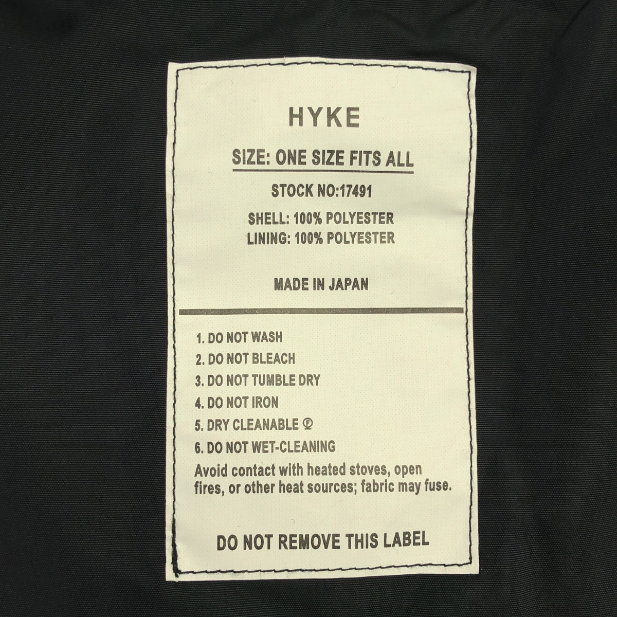 HYKE / ハイク FAUX SHEARING VEST ボア ベスト