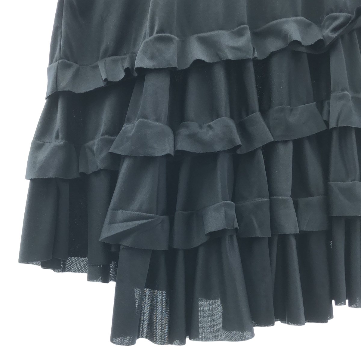 COMME des GARCONS COMME des GARCONS / コムコム フリル アシンメトリー ドッキング カットソー