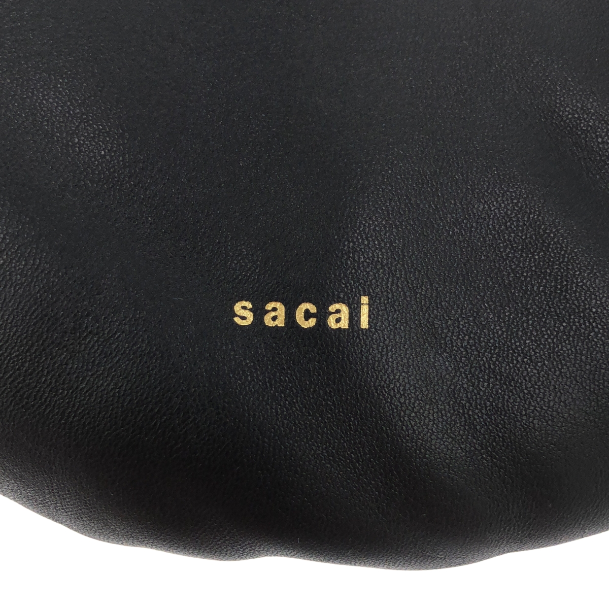 sacai / サカイ Neck Pillow Bag / ロゴ レザー ショルダーバッグ