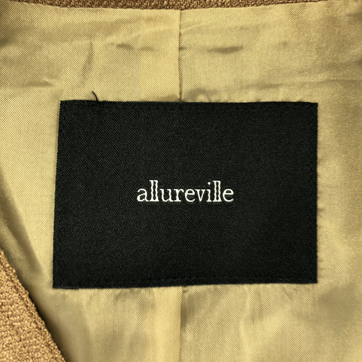 その他 ツイード ベルテッド ジレ